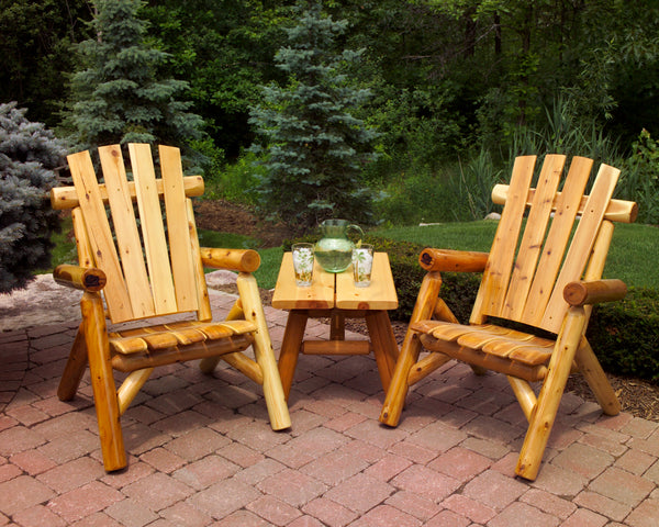 Lawn chair discount with side table