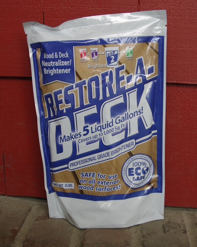 Restore-A-Deck Step 2: Wood Neutralizer / Brightener