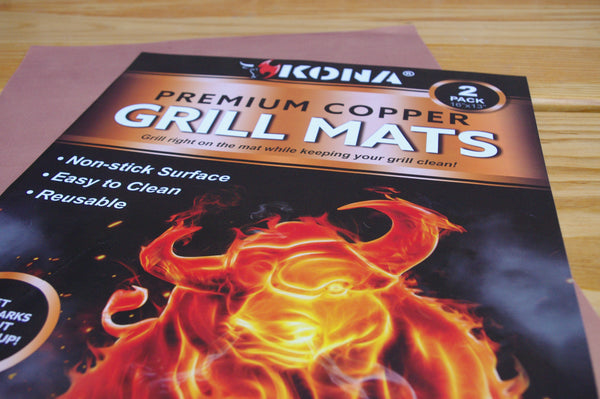 KONA Copper Grill Mat Set