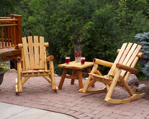 Patio Rocker & 28" Side Table Set