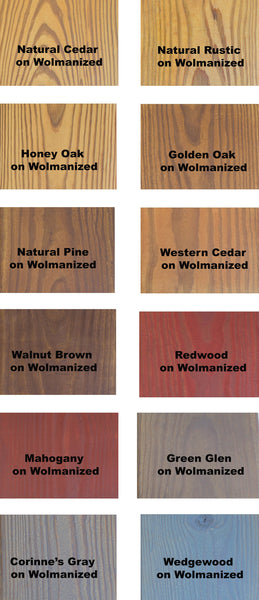 pressure treated deck stain colors